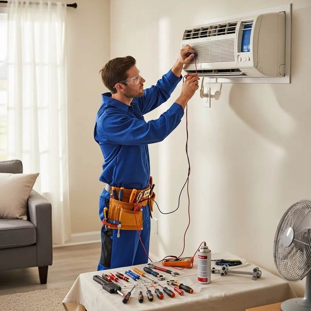 Yunusemre Whirlpool Whirlpool klima gaz dolumu ve bakım – Enerji verimliliği artırıldı. - Teknik servis örneği